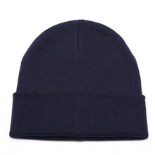Load image into Gallery viewer, Warm Winter Knit Beanie Hats Women Male Korean Style Autumn and Winter Earflaps Slipover Simple Wool Unisex