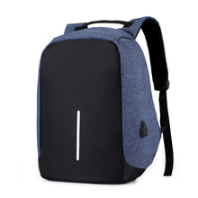 Lade das Bild in den Galerie-Viewer, Backpack Waterproof Nylon Computer Bag USB Charging College Students Bag