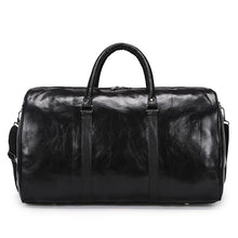 Lade das Bild in den Galerie-Viewer, New Pu Retro Short Business Trip Luggage Bag Large Capacity Lightweight Tote