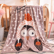 Load image into Gallery viewer, Flannel Children's Blanket Double-Layer Thickened Cloud Blanket Cartoon Coral Fleece Blanket