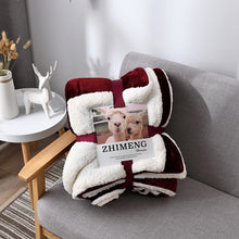 Lade das Bild in den Galerie-Viewer, Berber Fleece Blanket Solid Color Winter Thickened Velvet Blanket Single Double Blanket Double Layer Gift Blanket
