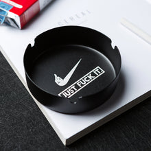 Load image into Gallery viewer, Ashtray Metal Circle Stainless Steel Restaurant Bar KTV Creative Funny Ashtray
