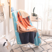 Load image into Gallery viewer, Berber Fleece Blanket Air Conditioning Blanket Sofa Blanket Thickened Children's Double-Layer Flannel