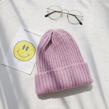 Lade das Bild in den Galerie-Viewer, Warm Winter Knit Beanie Hats Women's Winter Men's Autumn and Winter Wool Keep Warm Plush Pullover Unisex