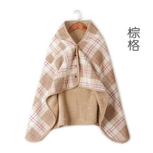 Load image into Gallery viewer, Moisture Absorption Heating and Warm-Keeping Blanket Lunch Break Leg Covering Blanket Small Blanket Lazy Button Blanket