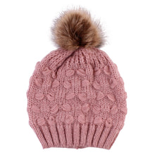 Lade das Bild in den Galerie-Viewer, Warm Winter Knit Beanie Hats Mohair Pullover for Women in Stock Unisex