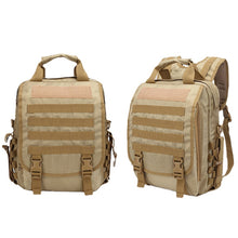 Lade das Bild in den Galerie-Viewer, Military Fans Combat Bag Outdoor Sports Backpack Laptop Backpack 14-Inch Oxford Waterproof Camouflage Bag