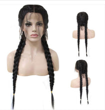Lade das Bild in den Galerie-Viewer, Women Wig Front Lace Braid Hair Headgear Batch W417