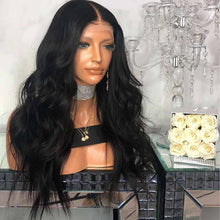 Lade das Bild in den Galerie-Viewer, Women Wig Medium Long Curly Hair Rose Net Cover W518