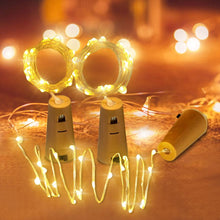 Load image into Gallery viewer, 10pcs Wine Bottle Lights with Cork LED String Light for Christmas Holiday Party Wedding Decoration