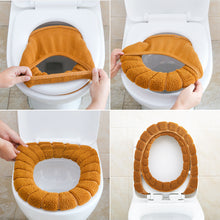 Load image into Gallery viewer, 3pcs Toilet Seat Cover Pads Thicker Winter Warm