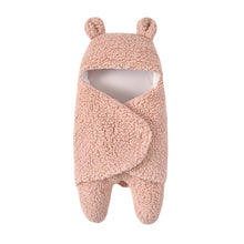 Lade das Bild in den Galerie-Viewer, Infant Super Soft Autumn and Winter Plush Swaddling Wool Lamb Blanket Quilt