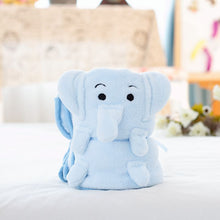 Lade das Bild in den Galerie-Viewer, Cartoon Animal Roll Carpet Creative Flannel Doll Blanket Air Conditioning Blanket Gift Blanket