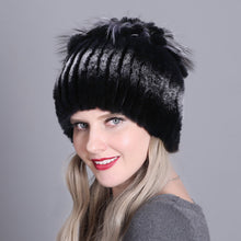 Load image into Gallery viewer, Warm Winter Knit Beanie Hats Wool Woven Thickened Autumn and Winter Warm Colorful Unisex