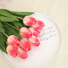 Load image into Gallery viewer, 10PCs Pu Tulip Artificial Fake Flower Plants Home Decoration Wedding Bouquet