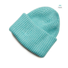 Lade das Bild in den Galerie-Viewer, Warm Winter Knit Beanie Hats Autumn and Winter Warm-Keeping and Cold-Proof Wool Smiley Face Thickened Unisex