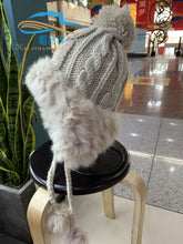 Lade das Bild in den Galerie-Viewer, Warm Winter Knit Beanie Hats Wool Rabbit Earmuffs Hat Women Sweet Cute Unisex