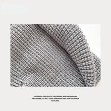 Load image into Gallery viewer, Warm Winter Knit Beanie Hats Wool Net Red Tide Pullover All-Matching Loose Big Head Unisex