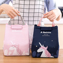 Lade das Bild in den Galerie-Viewer, 1pc Insulated Lunch Bag Kids Male Female Travel Picnic Outing Waterproof Storage Bag