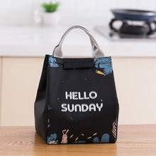 Lade das Bild in den Galerie-Viewer, 1pc Insulated Lunch Bag Kids Male Female Travel Picnic Outing Waterproof Storage Bag