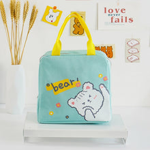 Lade das Bild in den Galerie-Viewer, 1pc Insulated Lunch Bag Kids Male Female Travel Picnic Outing Waterproof Storage Bag