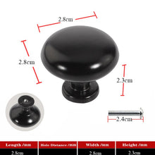 Lade das Bild in den Galerie-Viewer, 2pcs Matte Gold Cabinet Handles Solid Aluminum Alloy Kitchen Cupboard Pulls Drawer Knobs