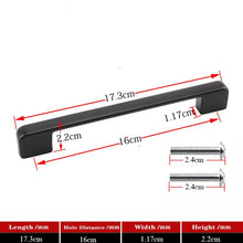 Lade das Bild in den Galerie-Viewer, 2pcs Matte Gold Cabinet Handles Solid Aluminum Alloy Kitchen Cupboard Pulls Drawer Knobs