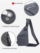Load image into Gallery viewer, Fashion Left and Right Shoulder Men's Chest Bag, Personal Waterproof Single Shoulder Anti-Theft Package