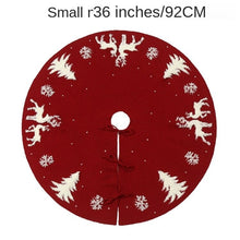 Load image into Gallery viewer, 3D Elk Christmas-Tree Skirt 36-Inch/92cm Christmas Venue Layout