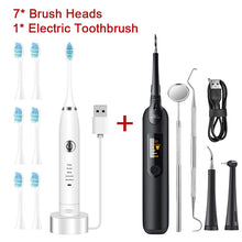 Load image into Gallery viewer, Household Dental Calculus Remover Electric Tartar Remover Whitening USB Rechargeable Tooth Cleaner Portable