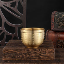Load image into Gallery viewer, Ashtray Brass Laser Engraving Baifu Font Study Living Room Decoration Home Ashtray
