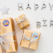 Load image into Gallery viewer, 2x500pcs Christmas Xmas Happy Birthday Gift Packaging Bag Envelope Label Sticker tape