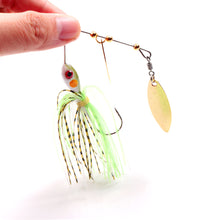 Lade das Bild in den Galerie-Viewer, 2pcs Lure Beard 13/17G Rotating Sequins Bait Fake Fish Composite Sequins