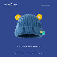 Lade das Bild in den Galerie-Viewer, Warm Winter Knit Beanie Hats Autumn and Winter Korean Style Fashion Windproof Woolen Cap Women Unisex