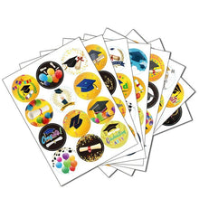 Load image into Gallery viewer, 2x500pcs Christmas Xmas Graduation Season Sticker Hat Stationery Envelope Sealing Decorative Label tape