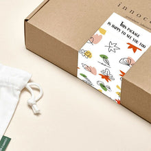 Lade das Bild in den Galerie-Viewer, 2x500pcs Christmas Xmas 200pcs 4 Designs Rectangle Sticker Sealing Paste Plant Flower Gift Box Packaging Label tape