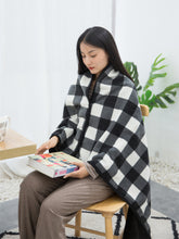 Lade das Bild in den Galerie-Viewer, Soft Multi-Purpose Nap Lunch Break Shawl Blanket Thickened Flannel Blanket Autumn and Winter Lazy Blanket