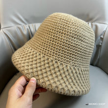 Lade das Bild in den Galerie-Viewer, Warm Winter Knit Beanie Hats Bucket Hat Fashion All-Match Bucket Spring and Autumn Unisex