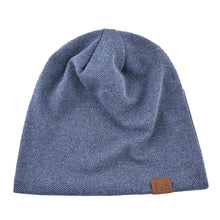 Lade das Bild in den Galerie-Viewer, Warm Winter Knit Beanie Hats Spring And Autumn Pullover Leisure Loose Fleece-Lined Men 'S And Women 'S Outdoor Toe Cap Unisex