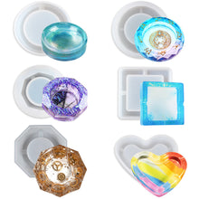 Lade das Bild in den Galerie-Viewer, Ashtray Spot Crystal Glue Mold Large Square Diamond round Ashtray