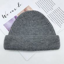 Lade das Bild in den Galerie-Viewer, Warm Winter Knit Beanie Hats European and American Big Head Wool Men's and Women's Pullover Unisex