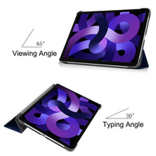 Load image into Gallery viewer, Case for iPad Air 5 2022 Tri-Fold Solid Color Bracket Protective Cover Suitable for Tablet Protective Shell