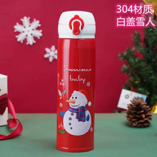 Lade das Bild in den Galerie-Viewer, Xmax Christmas Cup Gift Festival Insulation Children Cartoon Stainless Steel Bounce Cute New Year