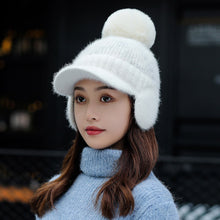 Lade das Bild in den Galerie-Viewer, Warm Winter Knit Beanie Hats Women's Korean-Style Student Wool Ear Protection Cold-Proof Unisex