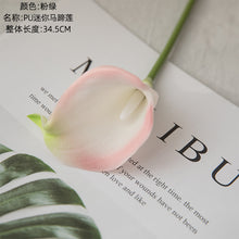 Load image into Gallery viewer, 10PCs Mini Common Calla Artificial Fake Flower Plants Home Decoration Wedding Bouquet