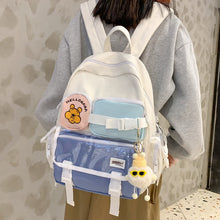Lade das Bild in den Galerie-Viewer, Backpack Women Fresh Cute Fashion Travel Leisure Junior High School shoulder bag