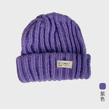 Lade das Bild in den Galerie-Viewer, Warm Winter Knit Beanie Hats New Style Women's Japanese Closed Toe Autumn All-Match Fashion Wool Unisex