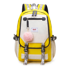 Load image into Gallery viewer, Backpack New Schoolbag Women's Thermal Transfer Oxford Cloth Large Capacity Middle School Student Travel