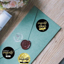 Load image into Gallery viewer, 2x500pcs Xmas Christmas Stickers Roll Label Graduation Season Party Clothes Hat Gift Envelope Decoration