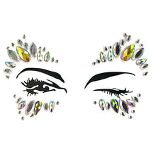 Load image into Gallery viewer, 10pcs Face Tattoo 3D Sexy Body Eye Sticker Diamond Makeup Party Face Sticker Woman